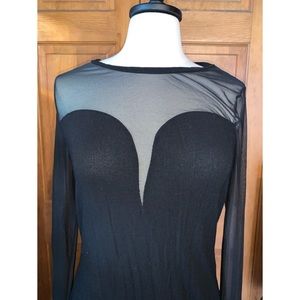 Black Mesh Body Suit